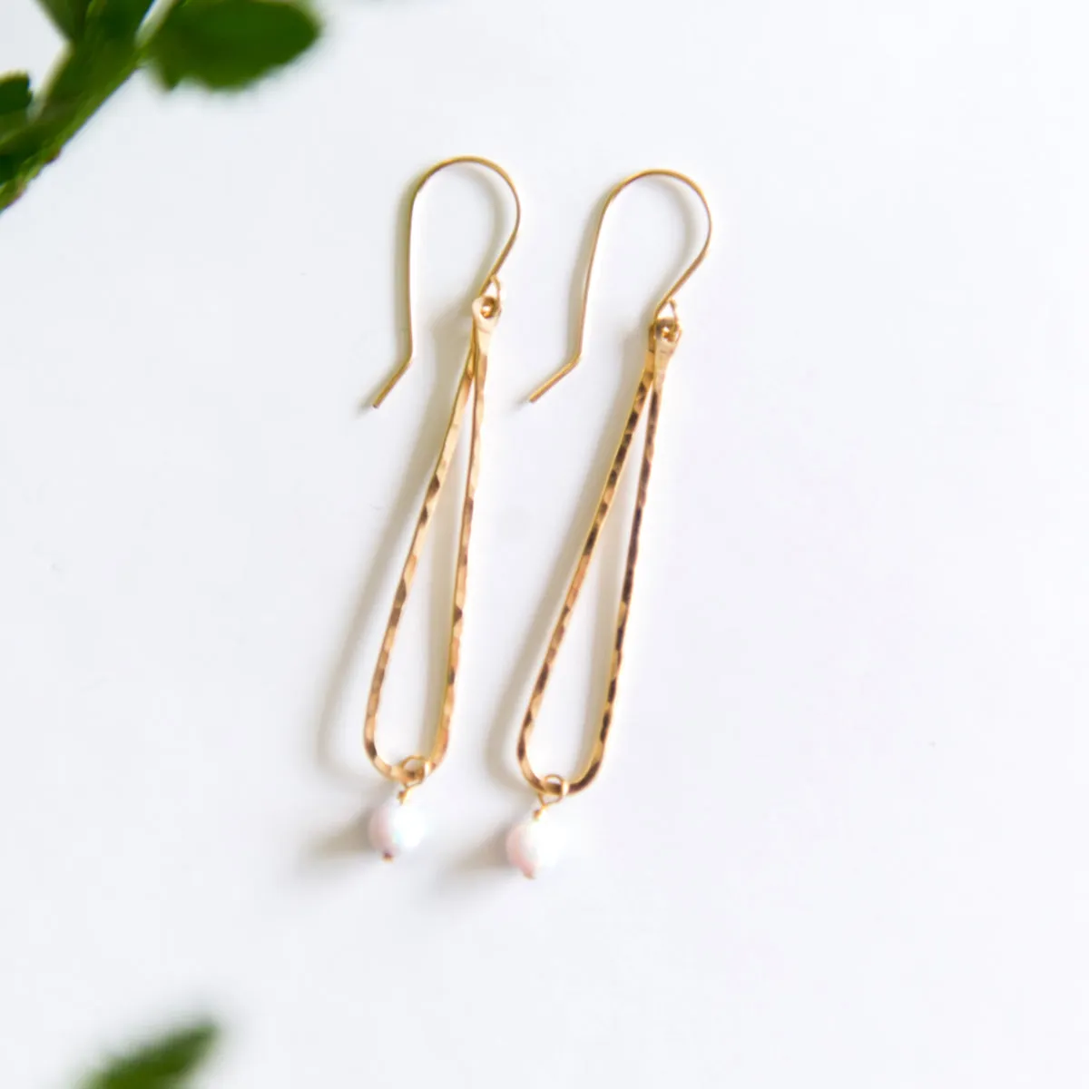 Raindrop Opal Earrings
